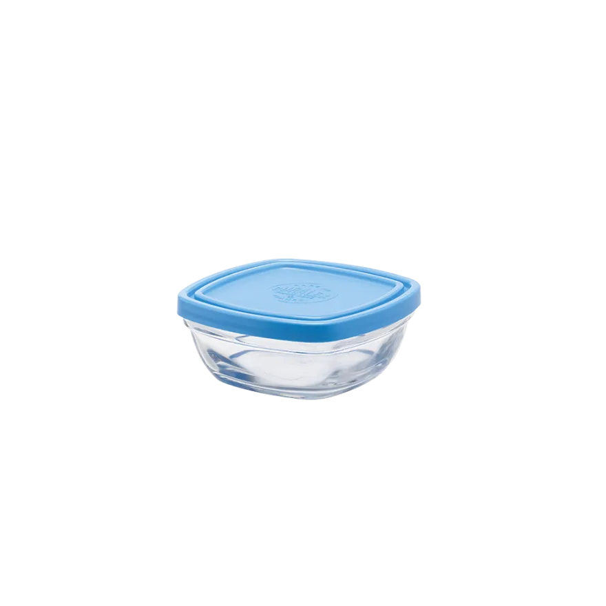 Outlet Freshbox - Boite de conservation carrée couvercle bleu 30cl Professionnels De La Restauration|Boîtes Carrées
