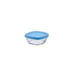 Online Freshbox - Boite de conservation carrée couvercle bleu 15cl Boîtes Carrées