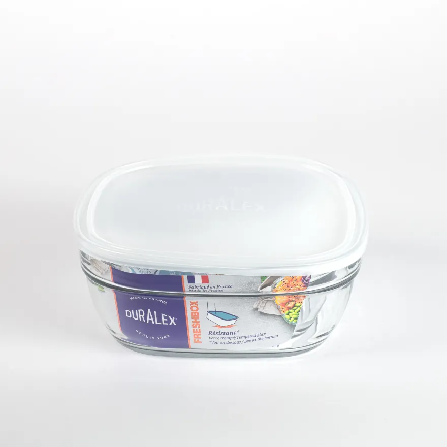 Outlet Freshbox - Boite de conservation carrée couvercle blanc 2L Boîtes Carrées