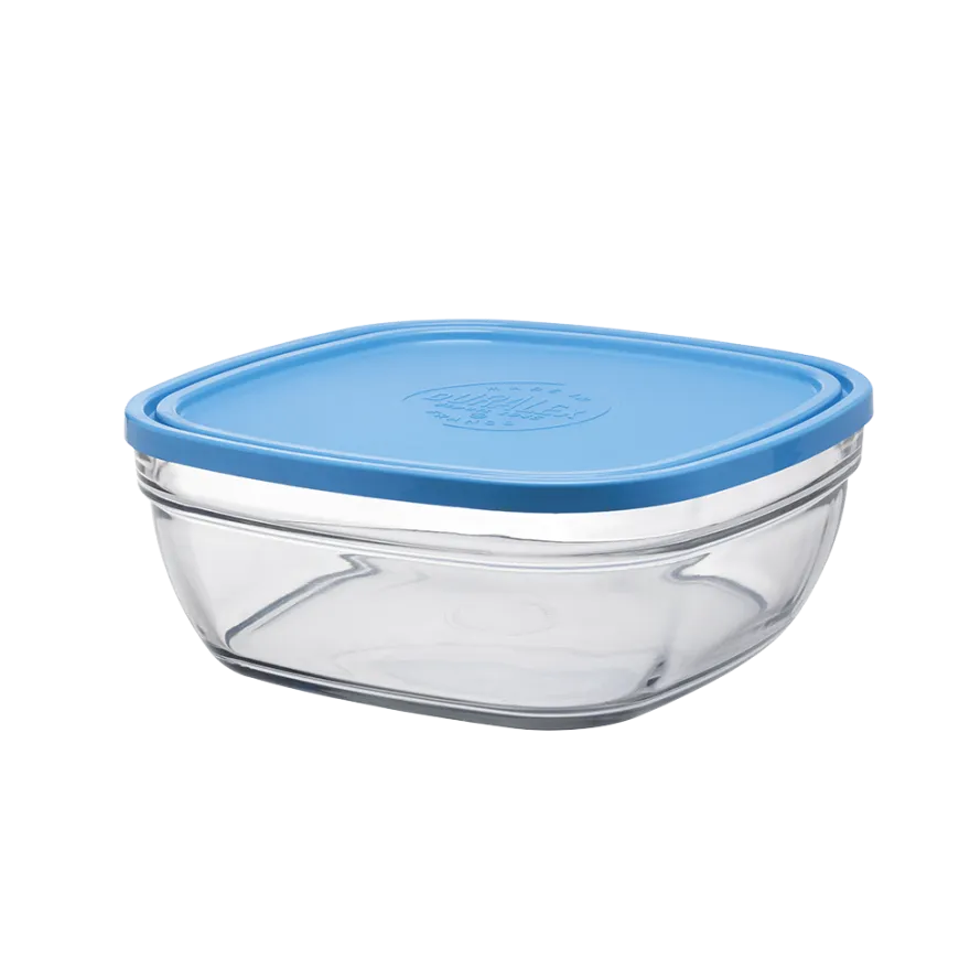 Clearance Freshbox - Boite de conservation carrée couvercle bleu 3,1L Boîtes Carrées