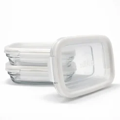 Best Freshbox - Boite de conservation à ailette couvercle blanc 0.8L Boîtes Rectangulaires|Boîtes Étanches