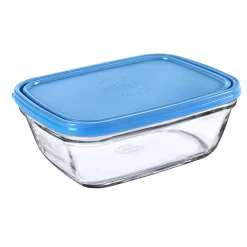 Sale Freshbox - Boite de conservation rectangulaire couvercle bleu 1,65L Professionnels De La Restauration|Boîtes Rectangulaires