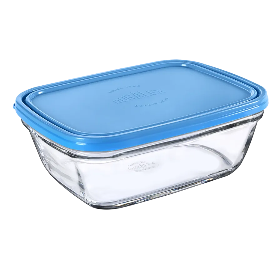 Sale Freshbox - Boite de conservation rectangulaire couvercle bleu 1,65L Professionnels De La Restauration|Boîtes Rectangulaires