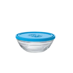 Discount Freshbox - Boite de conservation ronde couvercle bleu 50cl Professionnels De La Restauration|Boîtes Rondes