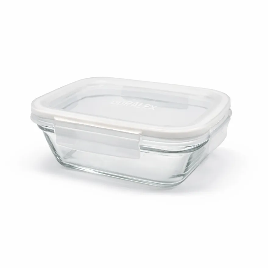 Outlet Freshbox - Boite de conservation à ailette couvercle blanc 1.1L Professionnels De La Restauration|Boîtes Rectangulaires