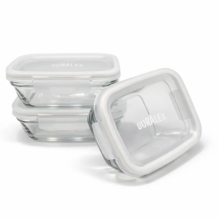 Outlet Freshbox - Boite de conservation à ailette couvercle blanc 1.1L Professionnels De La Restauration|Boîtes Rectangulaires