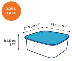 Best Freshbox - 3 boites de conservation rectangulaires multi-tailles Kits|Professionnels De La Restauration