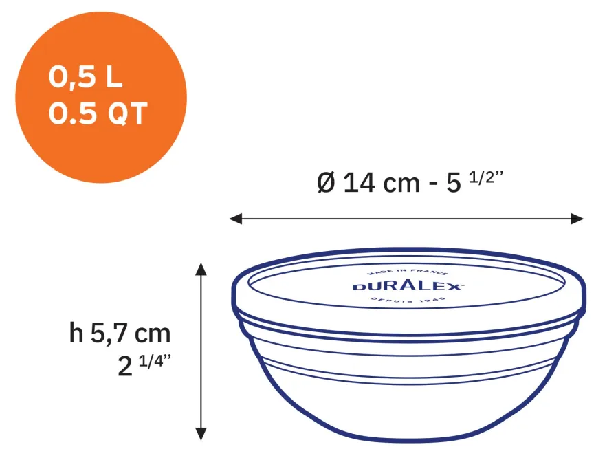 New Freshbox - 3 boites de conservation rondes multi-tailles Professionnels De La Restauration|Kits