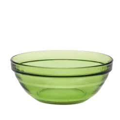 Outlet Le Gigogne - Saladier en verre Empilable 97cl - 17cm Vert Professionnels De La Restauration|Saladiers