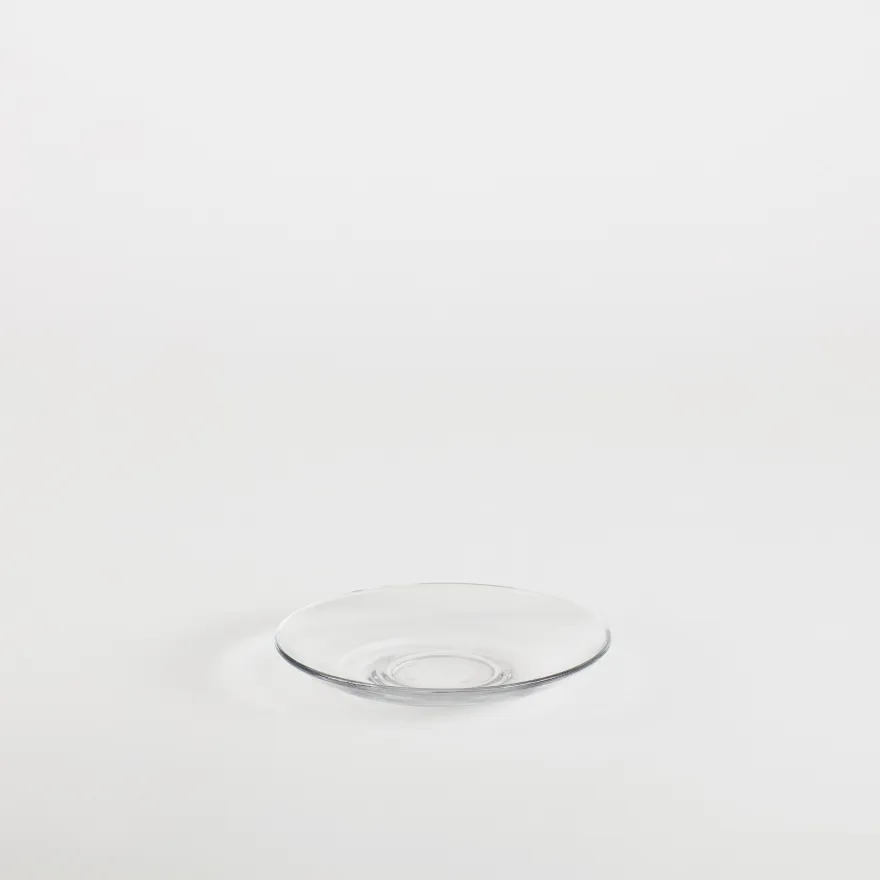Discount Le Gigogne - Soucoupe en verre transparent 13,5 cm Professionnels De La Restauration
