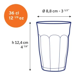 Hot Le Picardie - Verre à eau - transparent - 36cl Professionnels De La Restauration|Verres À Eau