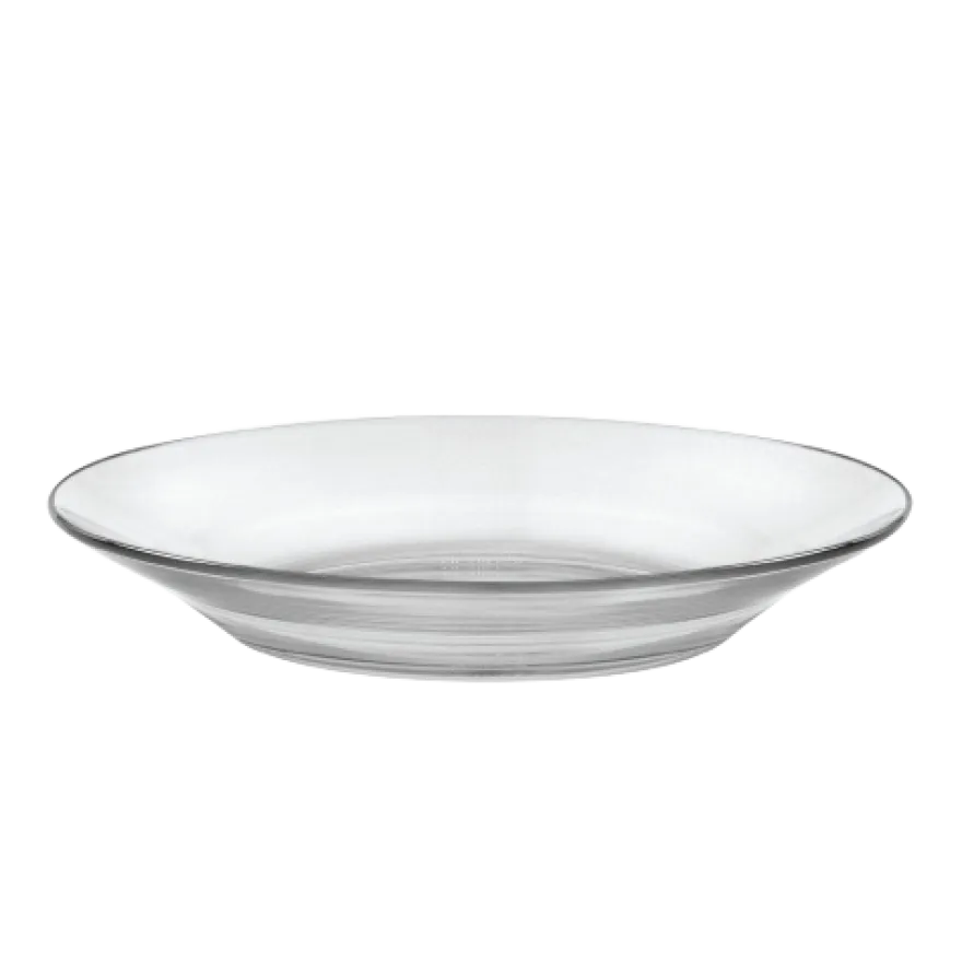 Sale Lys - Assiettes creuses en verre transparent x6 - 23cm Professionnels De La Restauration|Assiettes