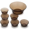 Sale Lys - Saladier (2.2L) et petites coupelles de service (25cl) / Sepia Kits|Coupelles