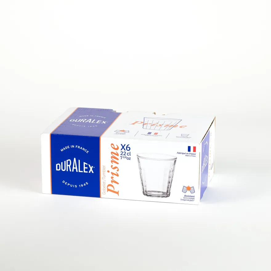 Hot Prisme - Verre Transparent 22cl Professionnels De La Restauration|Verres À Eau