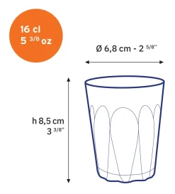 New Provence - Verre transparent 16cl Professionnels De La Restauration|Verres À Eau