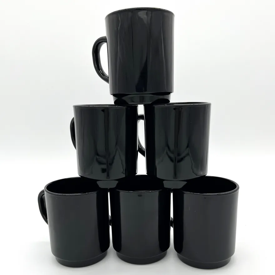 Outlet Versailles - Mug en verre Noir 26 cl Professionnels De La Restauration|Mugs